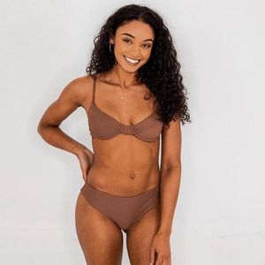Brown Nara Bikini from Aurelle